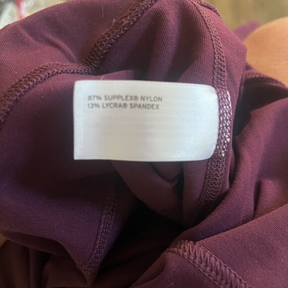 Duluth Trading Company Women XXL x 31 Burgandy Maroon Red Yoga Leggings Wide Leg - Picture 9 of 9